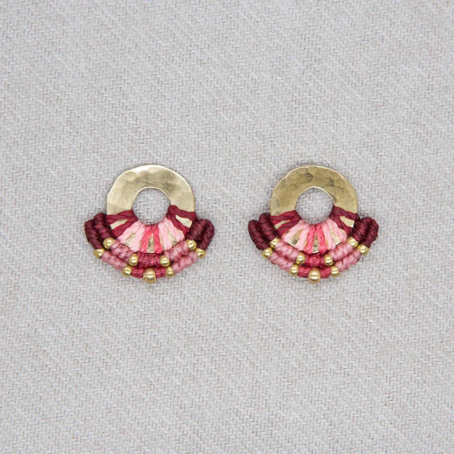 Aro Mini Argolla Bronce Guinda