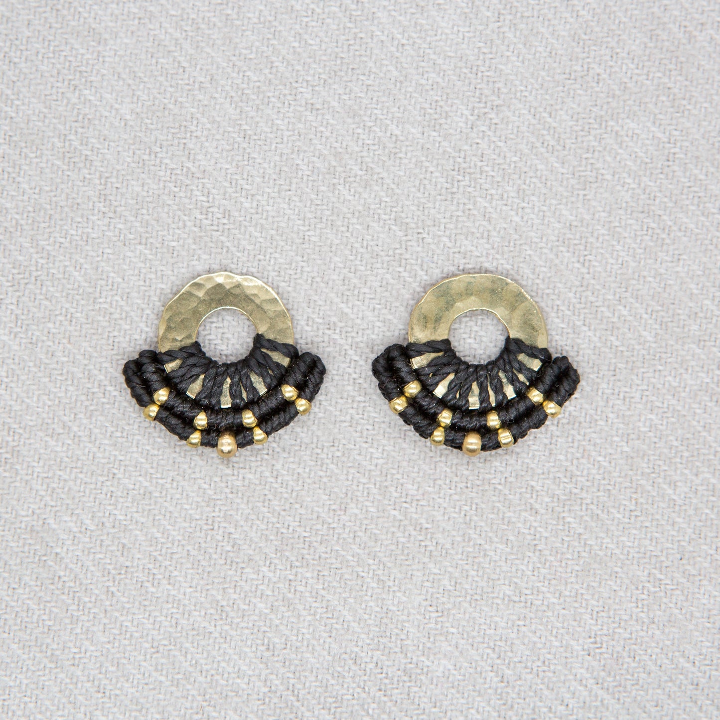 Aro Mini Argolla Bronce Negro