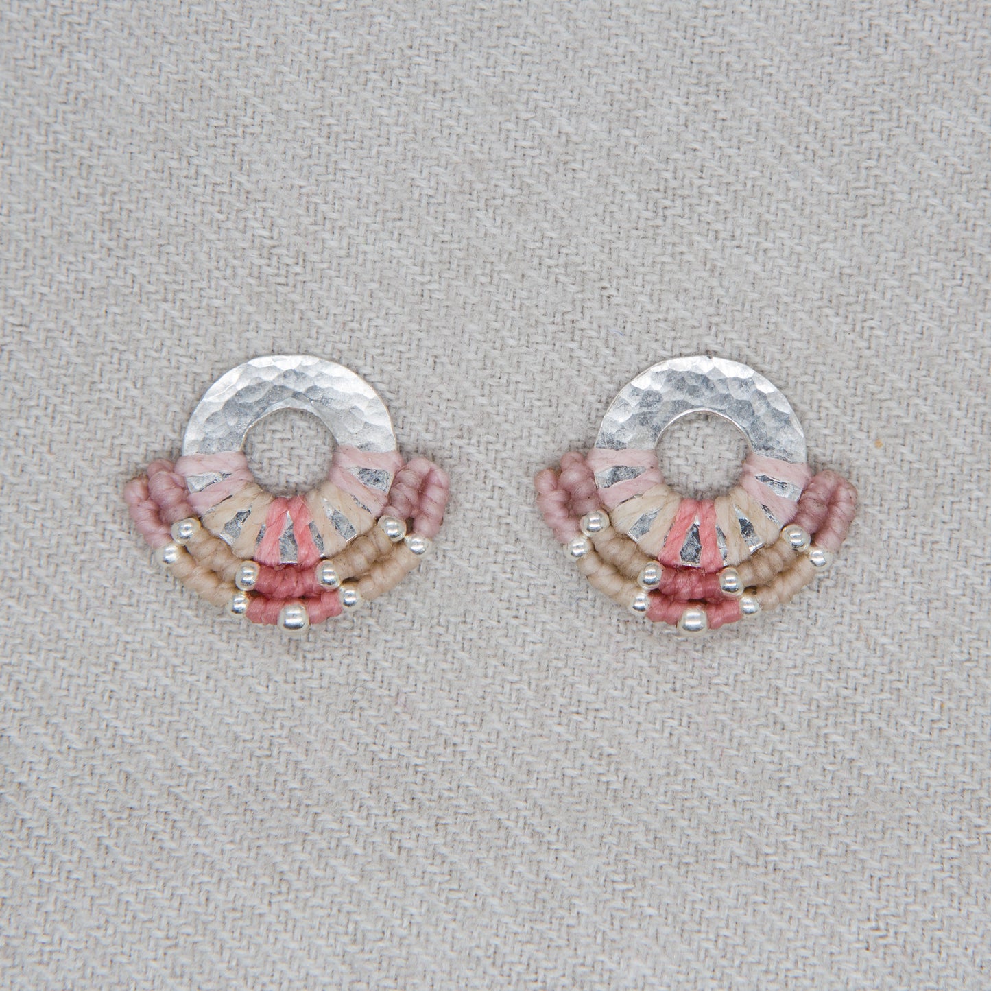 Aro Mini Argolla Plata Rosa