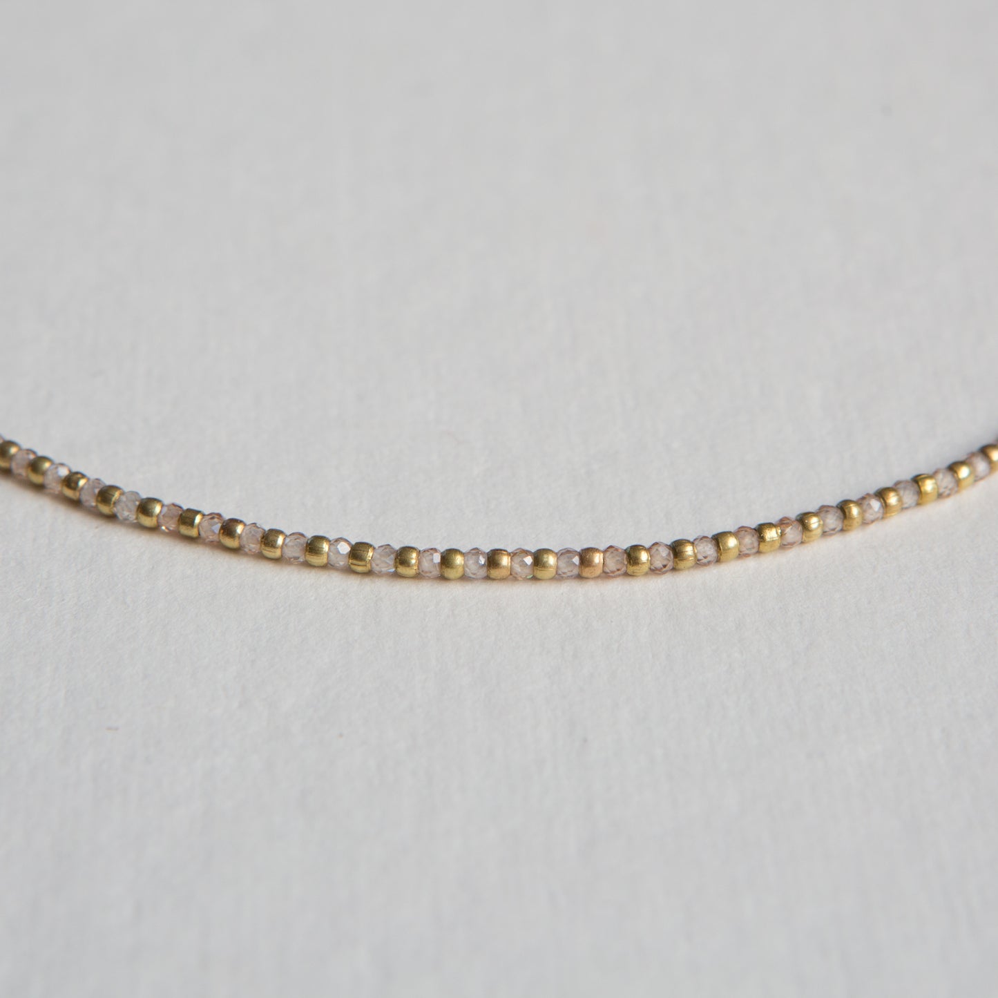 Collar Constelación Circonita Champagne