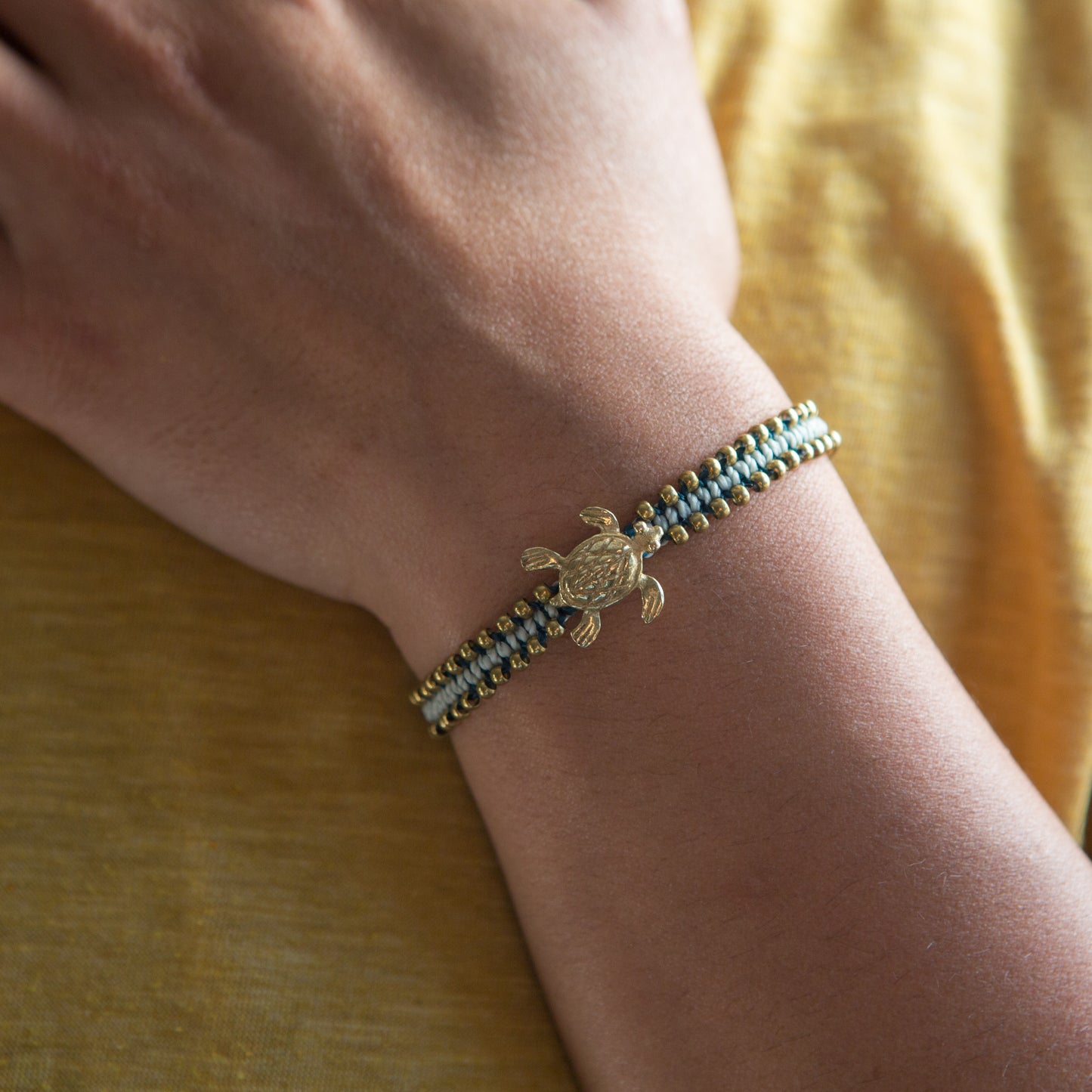 Pulsera Animal Precolombino Tortuga Verde Bosque