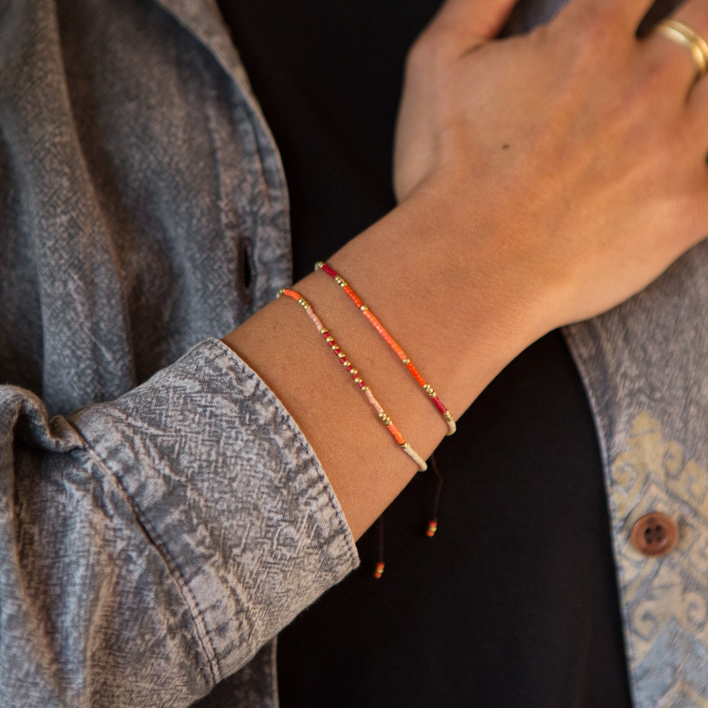Pulsera Pack Miyuki Damasco