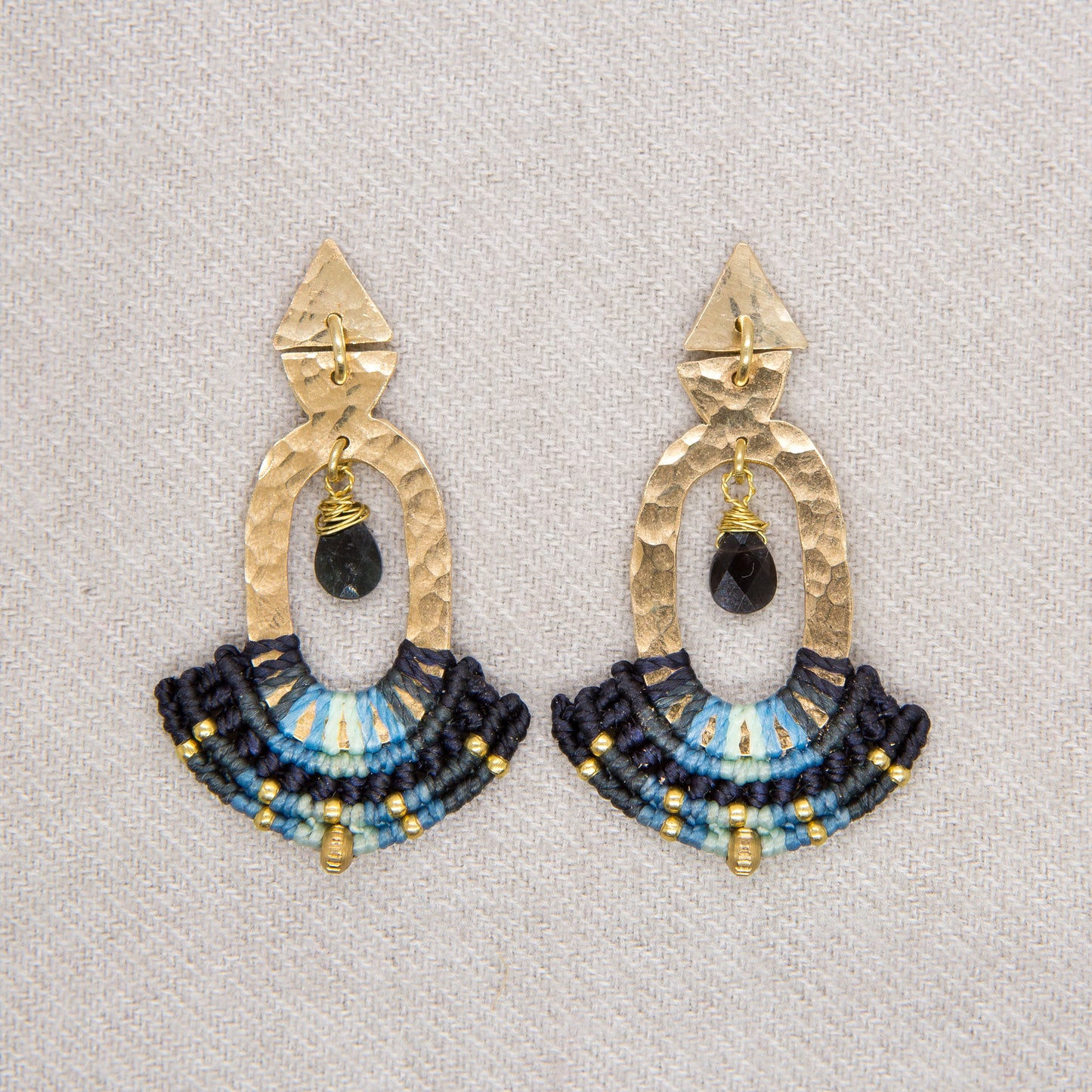 Aro Egipto Bronce Azul Marino