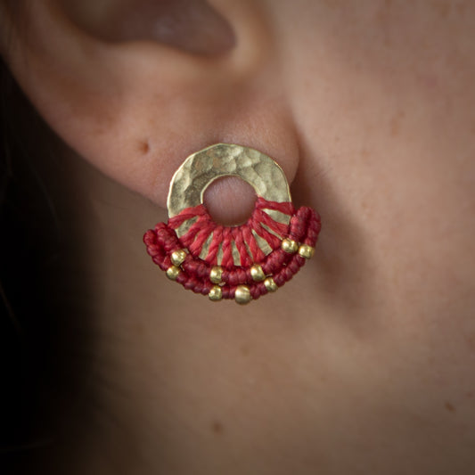 Aro Mini Argolla Rojo Clásico