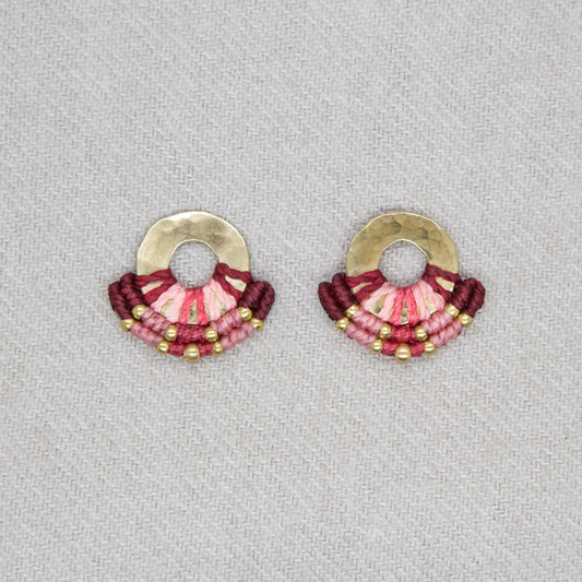 Aro Mini Argolla Bronce Guinda