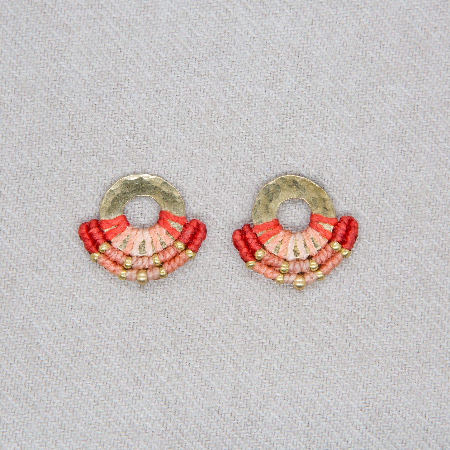 Aro Mini Argolla Bronce Coral
