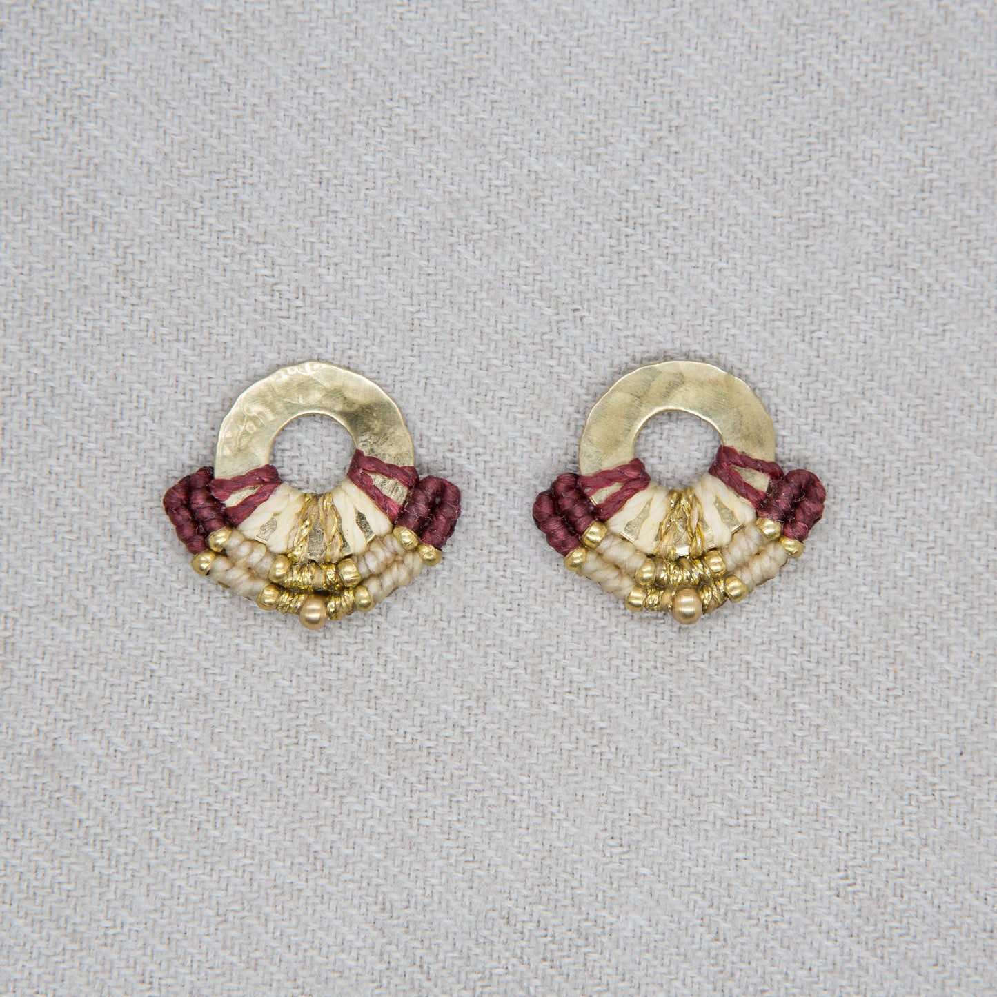 Aro Mini Argolla Bronce Canela Gold