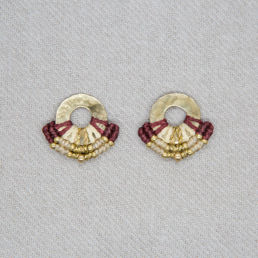 Aro Mini Argolla Bronce Canela Gold