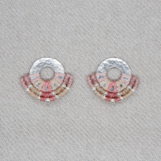 Aro Mini Argolla Plata Rosa