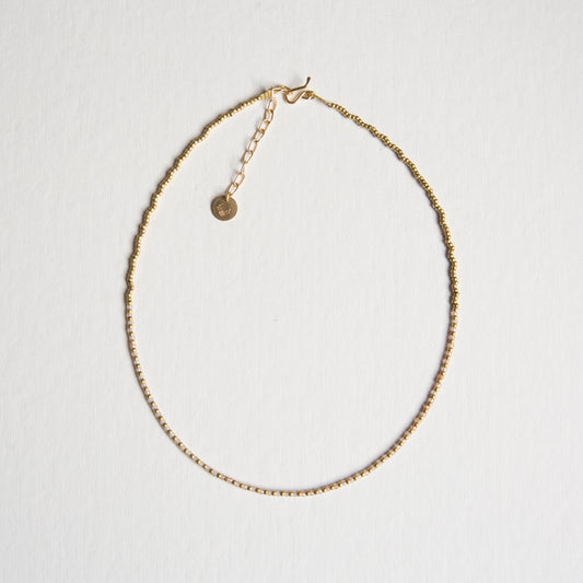 Collar Constelación Circonita Champagne
