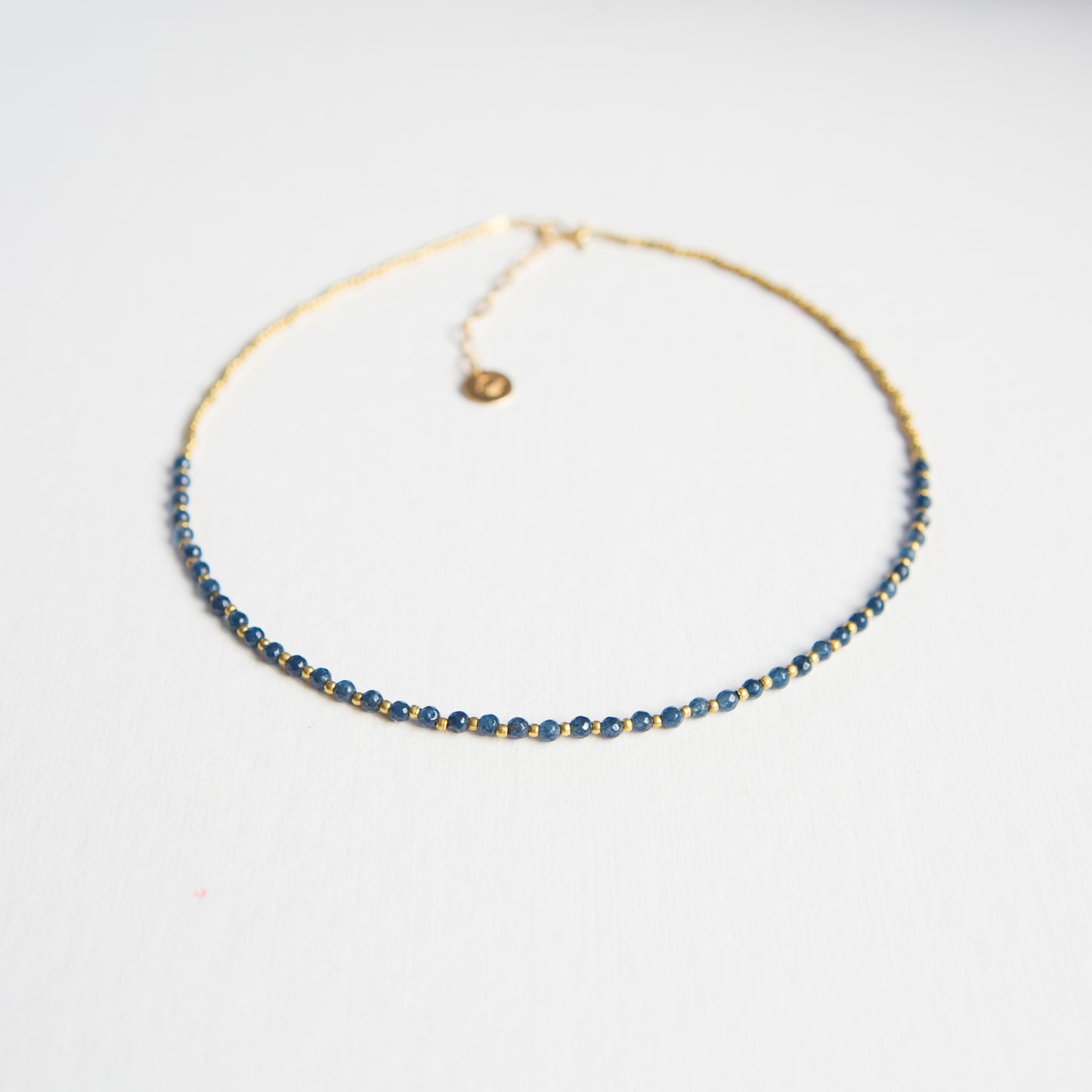 Collar Constelación Ágata Azul Marino