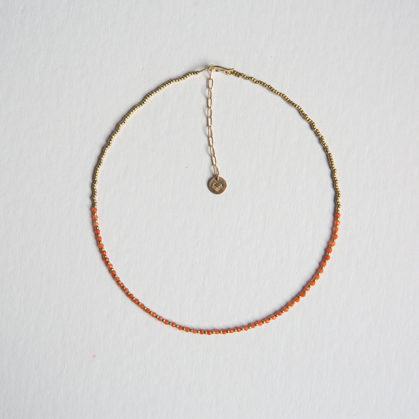 Collar Constelación Ágata Naranja