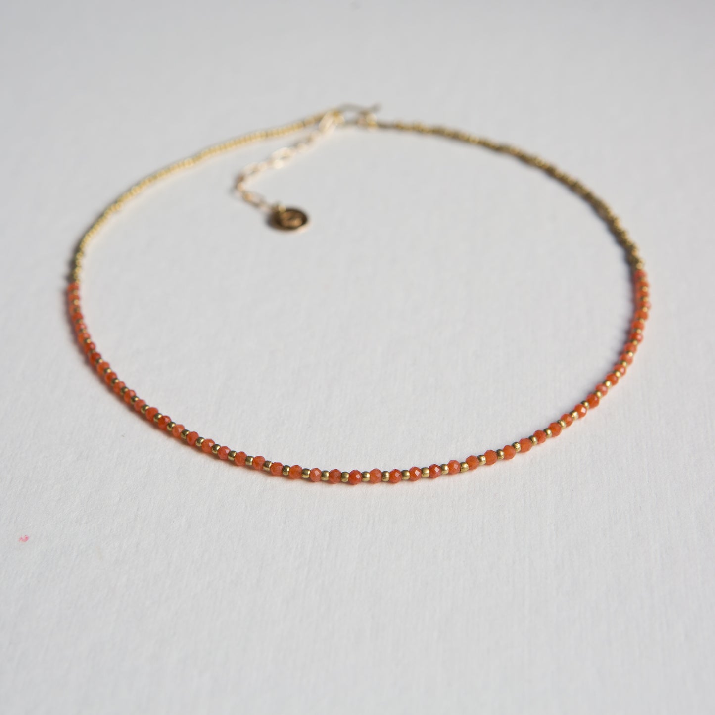 Collar Constelación Ágata Naranja