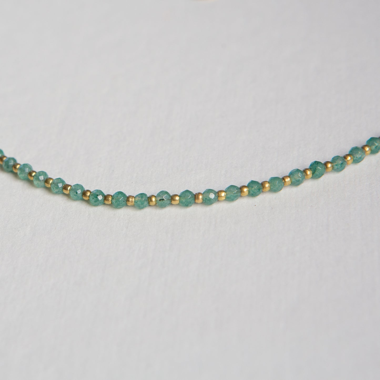 Collar Constelación Ágata Verde Agua