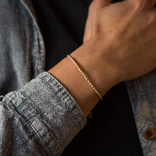 Pulsera Constelación Circonita Champagne