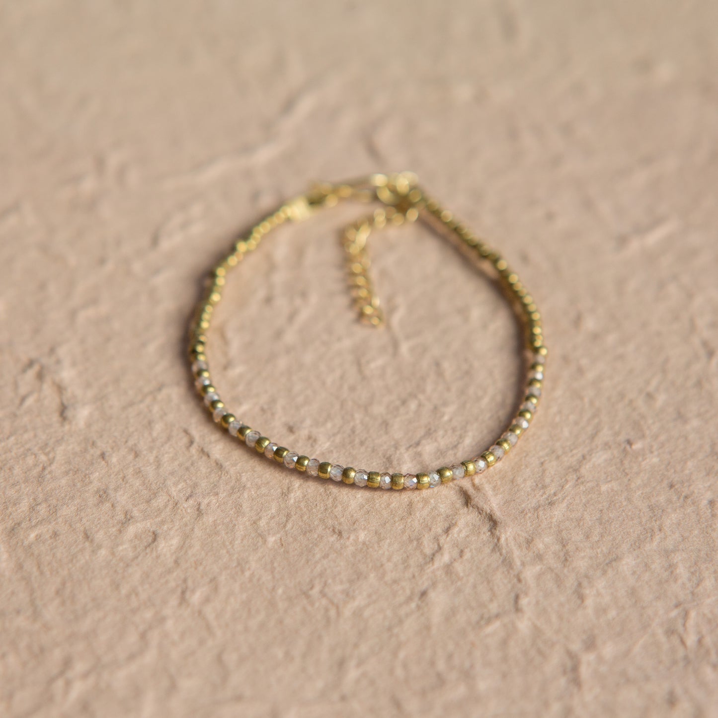 Pulsera Constelación Circonita Champagne