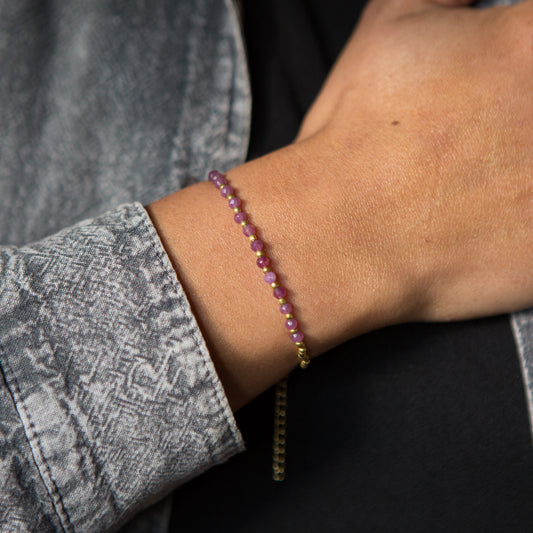 Pulsera Constelación Ágata Lavanda