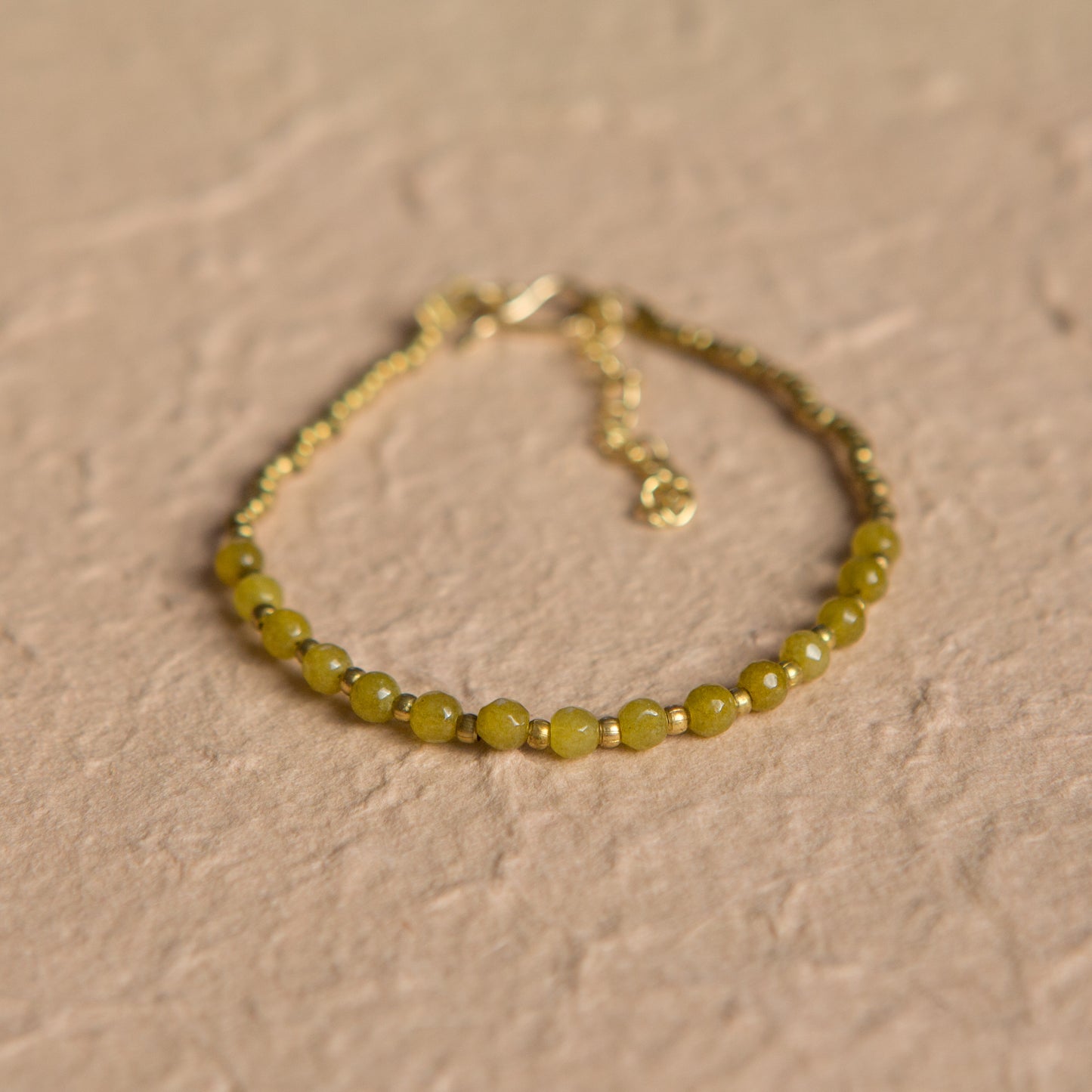 Pulsera Constelación Ágata Mostaza