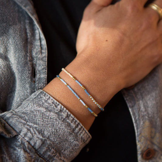 Pulsera Pack Miyuki Celeste