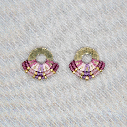 Aro Mini Argolla Bronce Malva