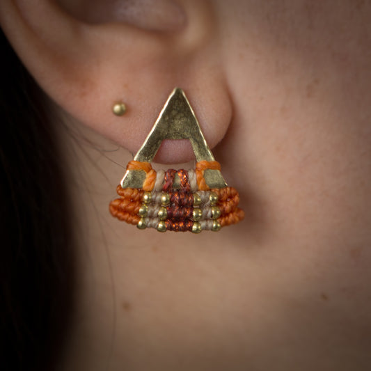 Aro Triangulo Bronce