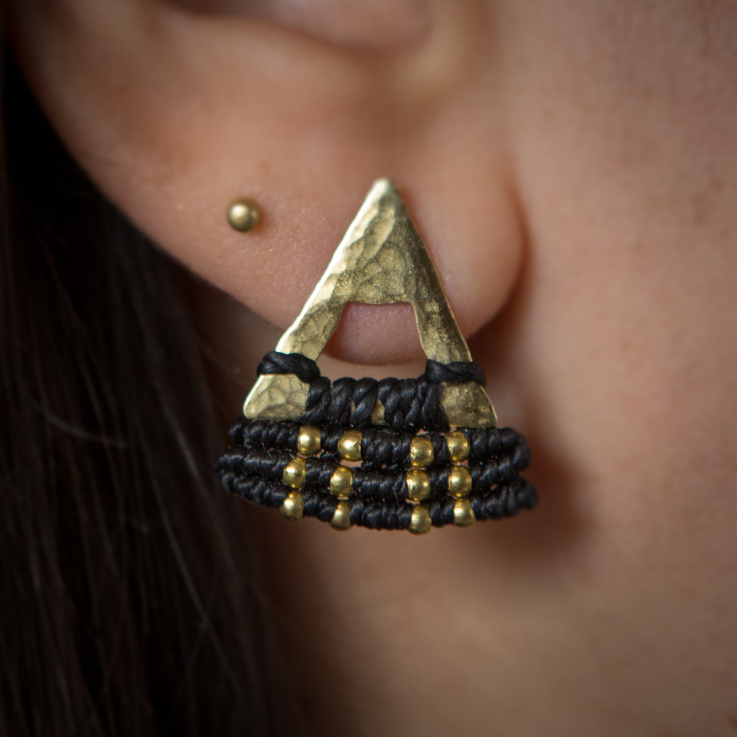 Aro Triangulo Bronce