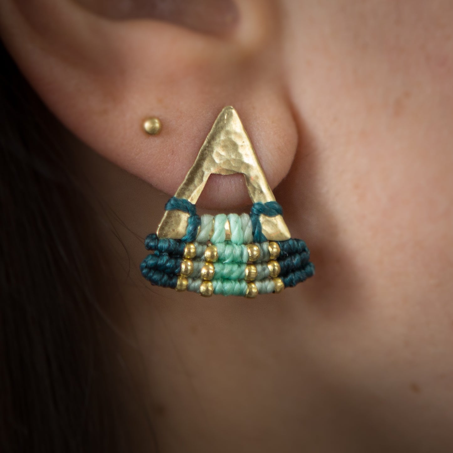 Aro Triangulo Bronce