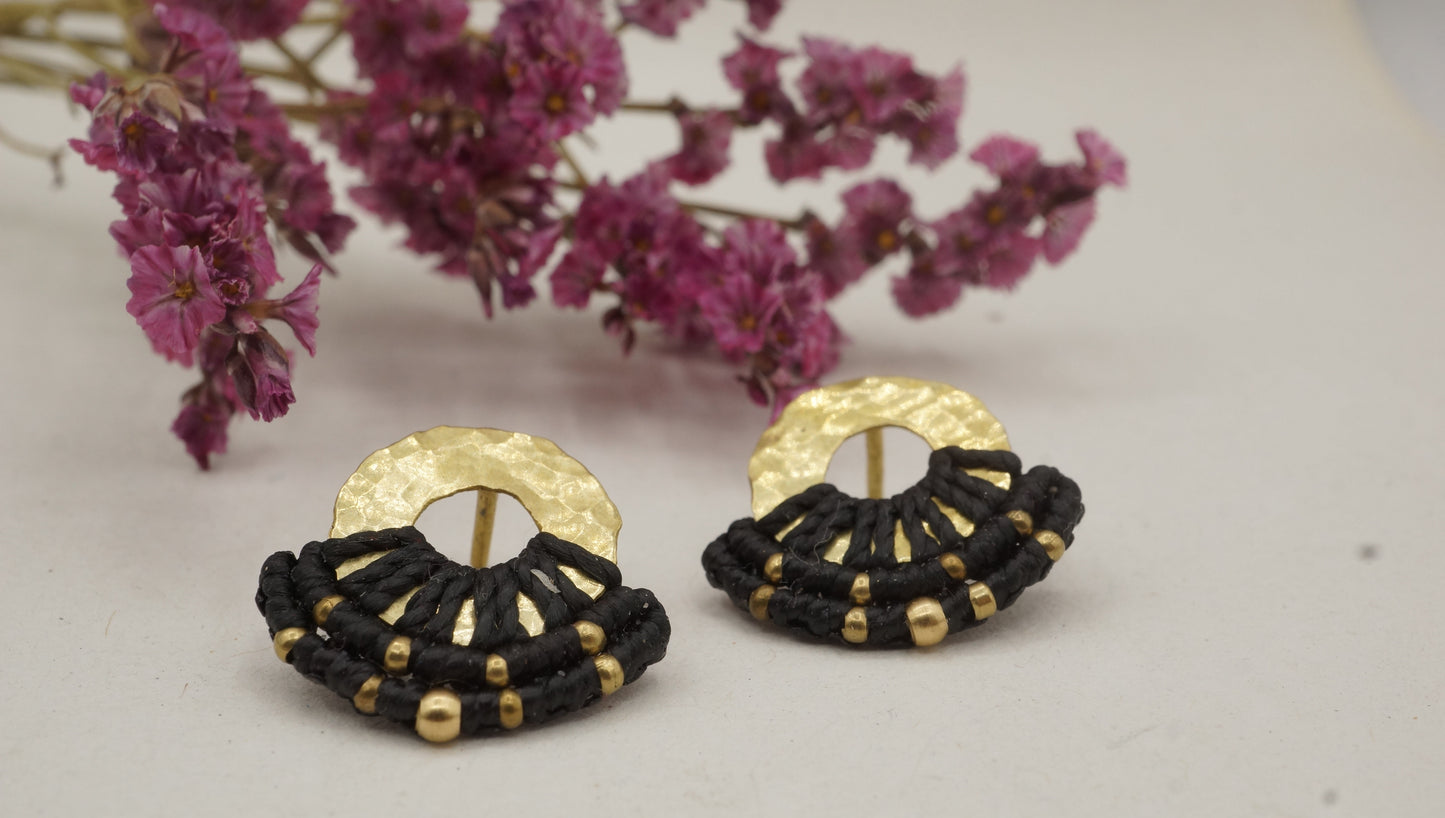 Aro Mini Argolla Bronce Negro