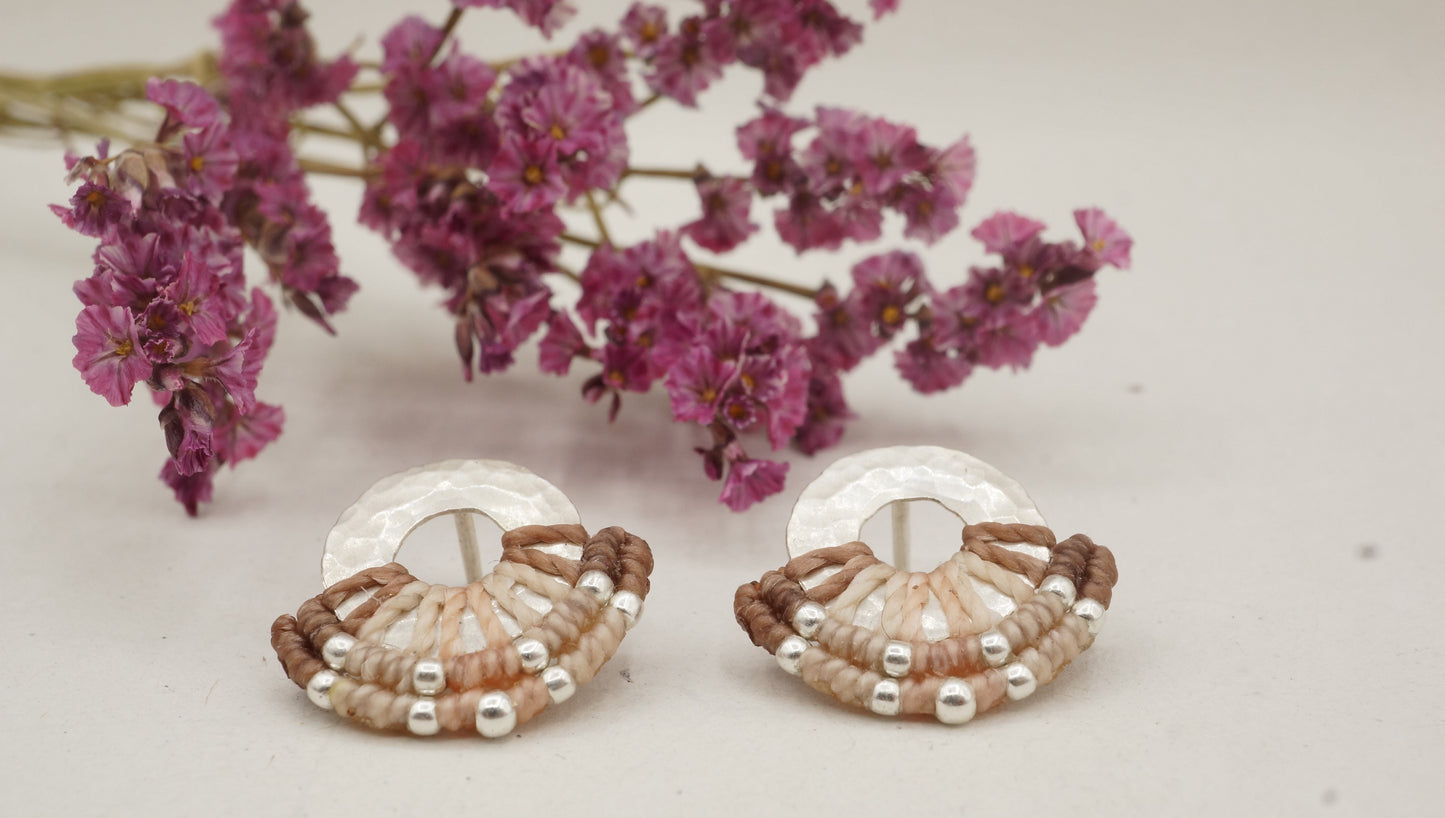 Aro Mini Argolla Plata Crema